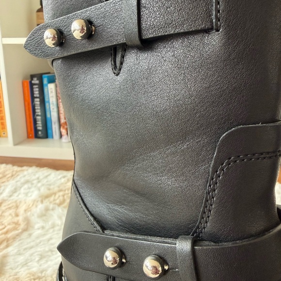 Rag & Bone RB Moto Boots Black Leather Size 38 / US 8 – Worn Once – Retail $595 - Picture 8 of 9